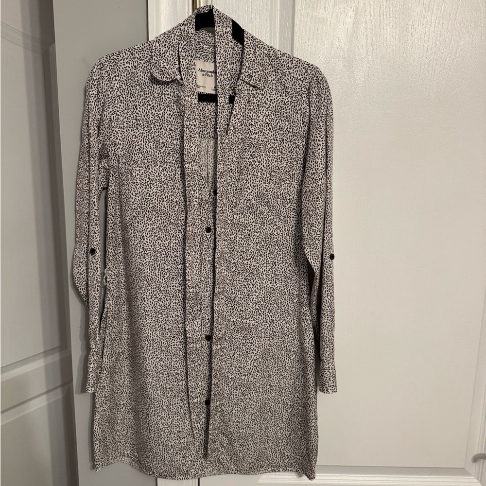 Abercrombie & Fitch Patterned Shirt Dress
